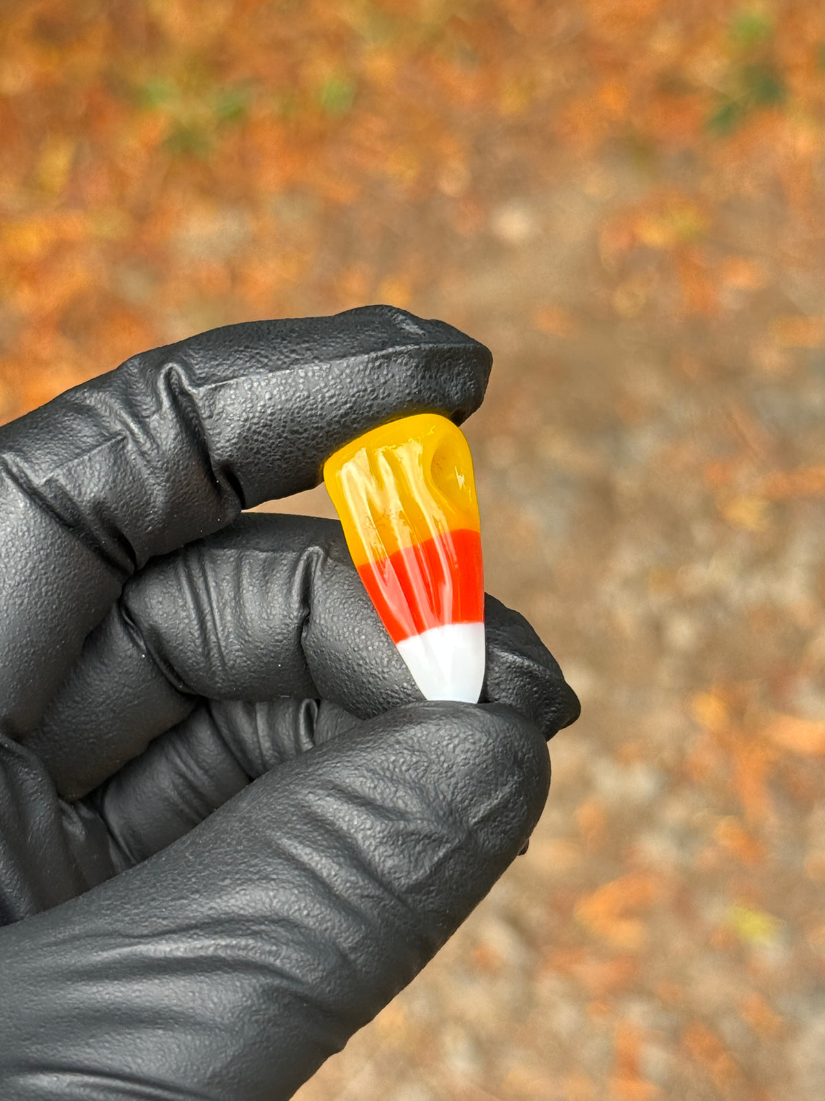 UV Reactive Candy Corn Pendants