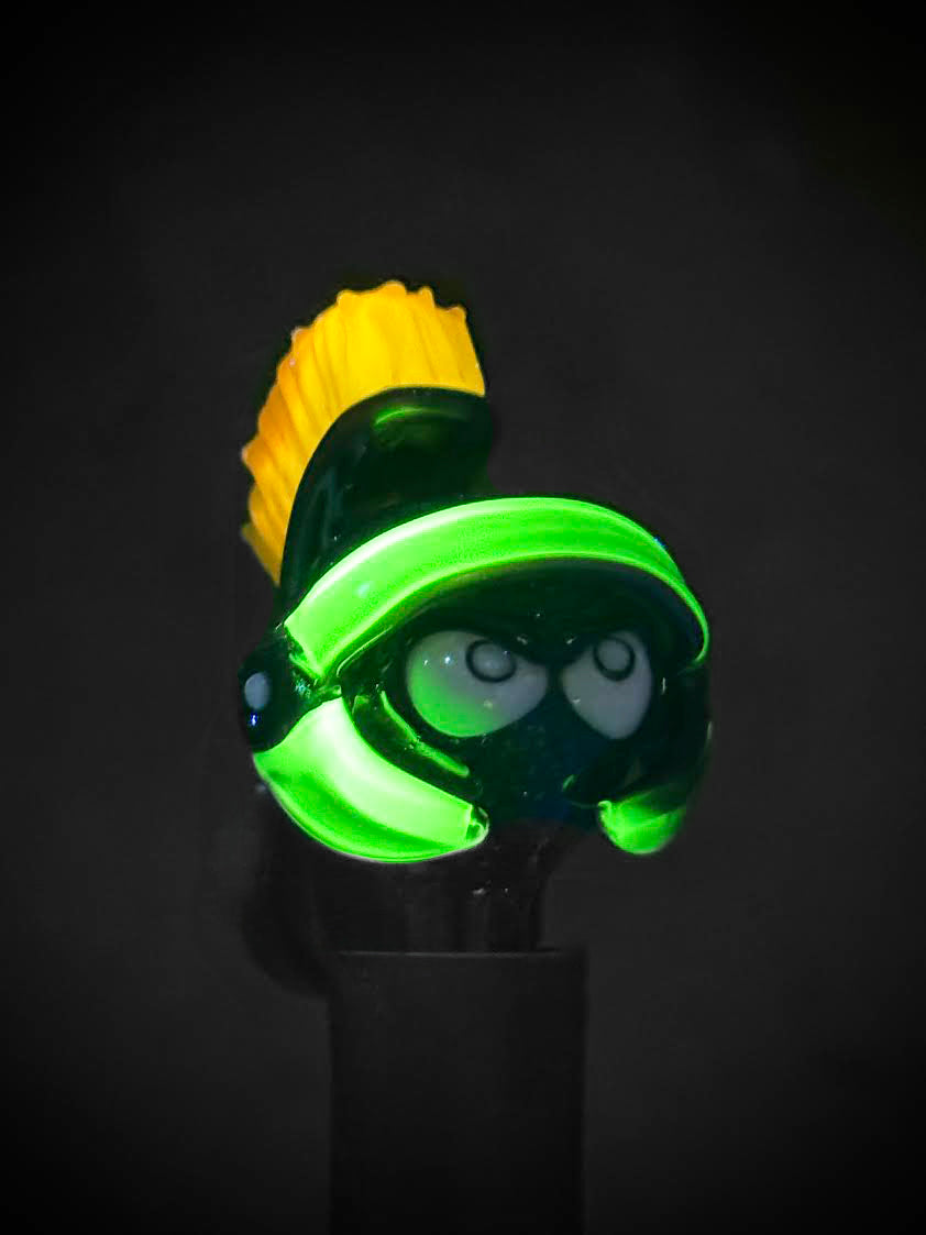 Marvin the Martian Puffco Pivot Top (UV Reactive)
