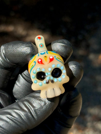 💀 Sugar Skull Pendant # 1