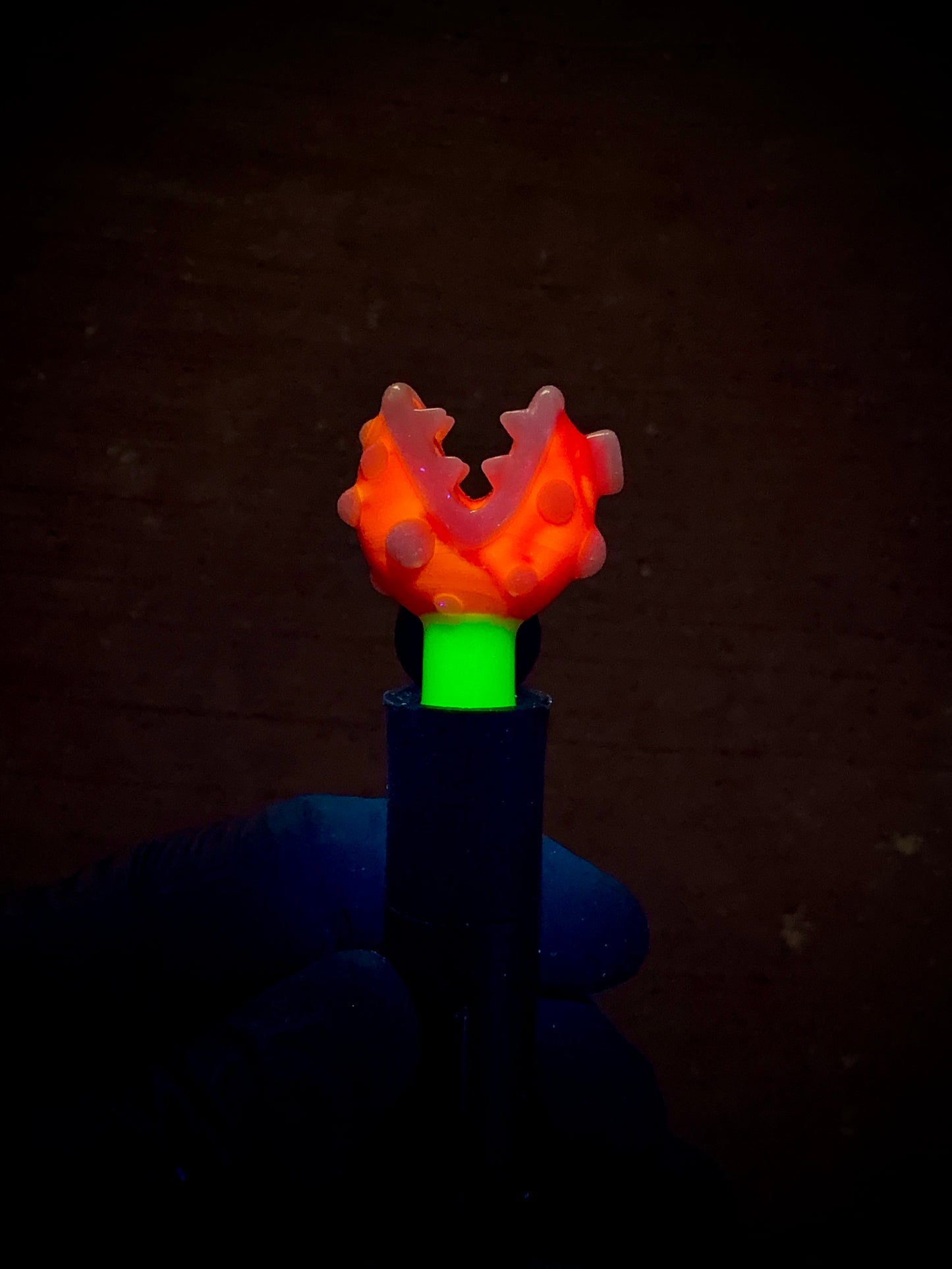 Piranha Plant Pivot Top - Mario (UV reactive)