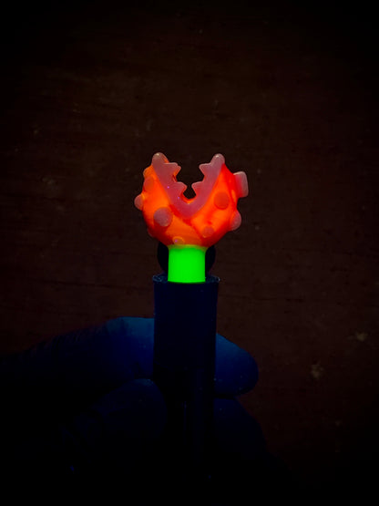 Piranha Plant Pivot Top - Mario (UV reactive)