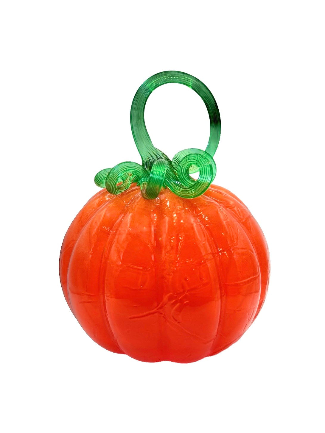 Glass Pumpkin Decor
