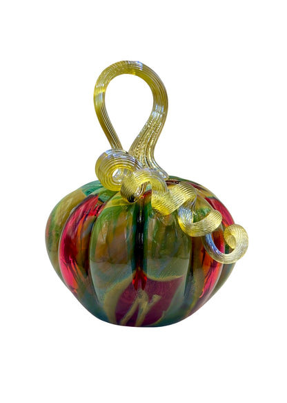 Glass Pumpkin Decor