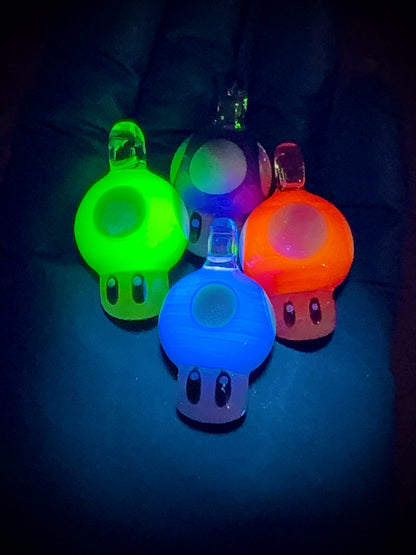 1 Up Slurper Caps/Pendants - (UV reactive)