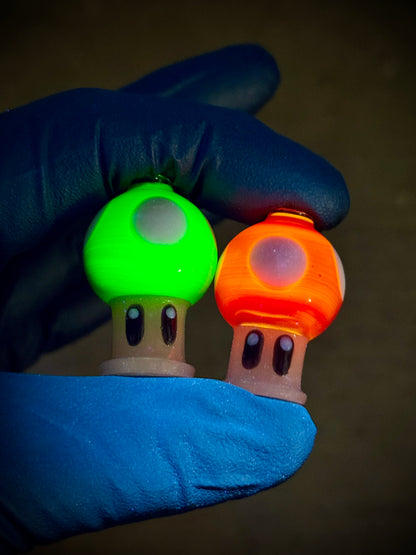 1 UP Green - Mario Pivot Top (UV Reactive)