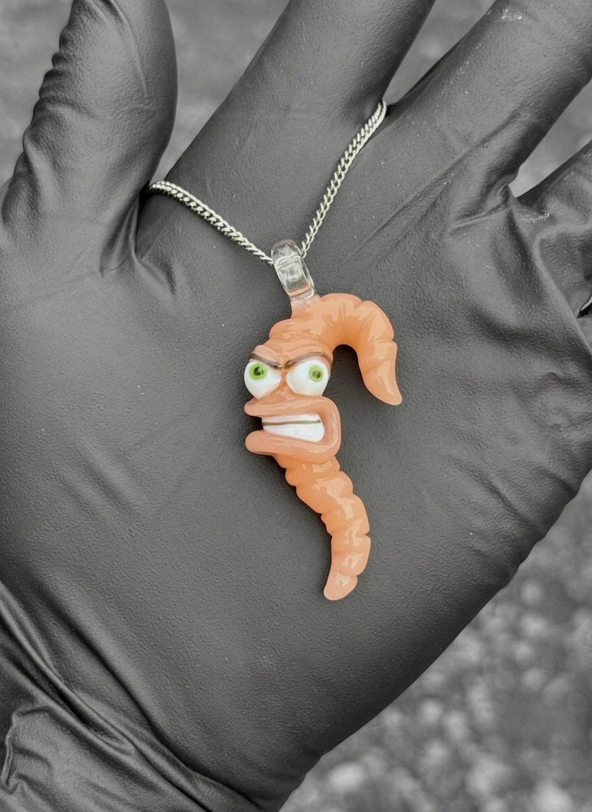 Earthworm Jim Pendant