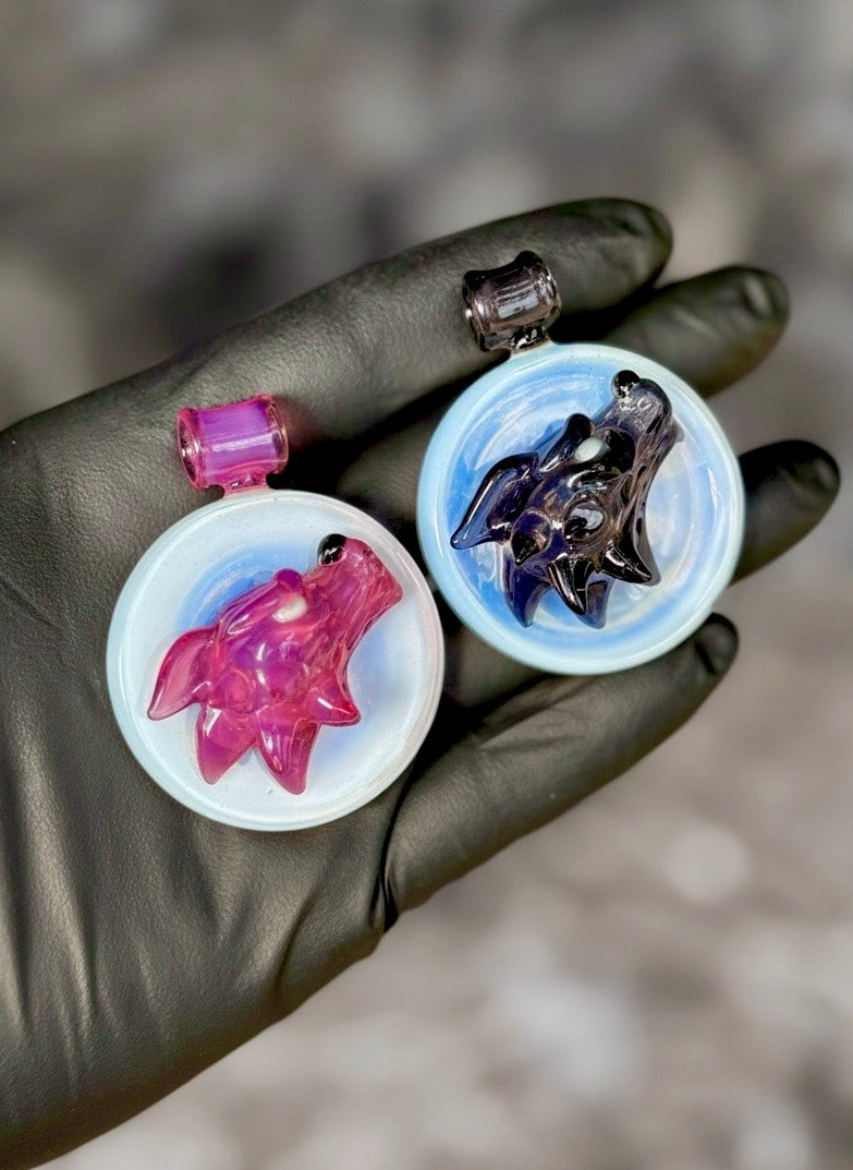 Howling Wolf Pendants