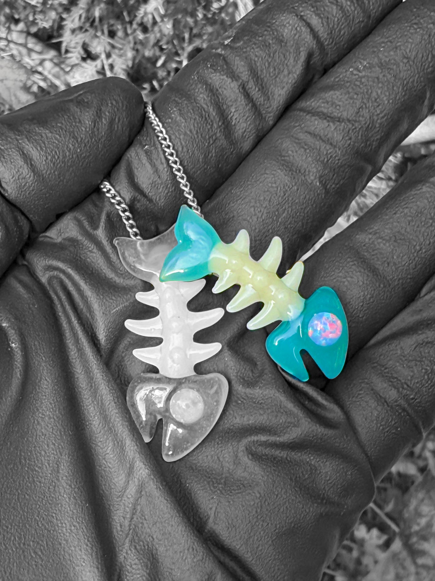 Catch O' The Day Opal Eye Pendant
