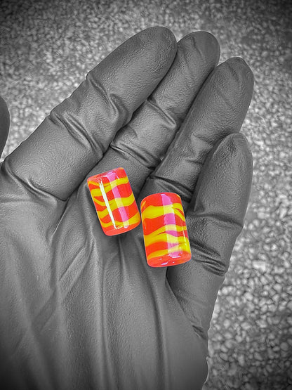 Guatemalan Insanity Pepper Cylindrical Bead