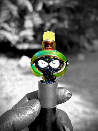 Marvin the Martian Puffco Pivot Top (UV Reactive)