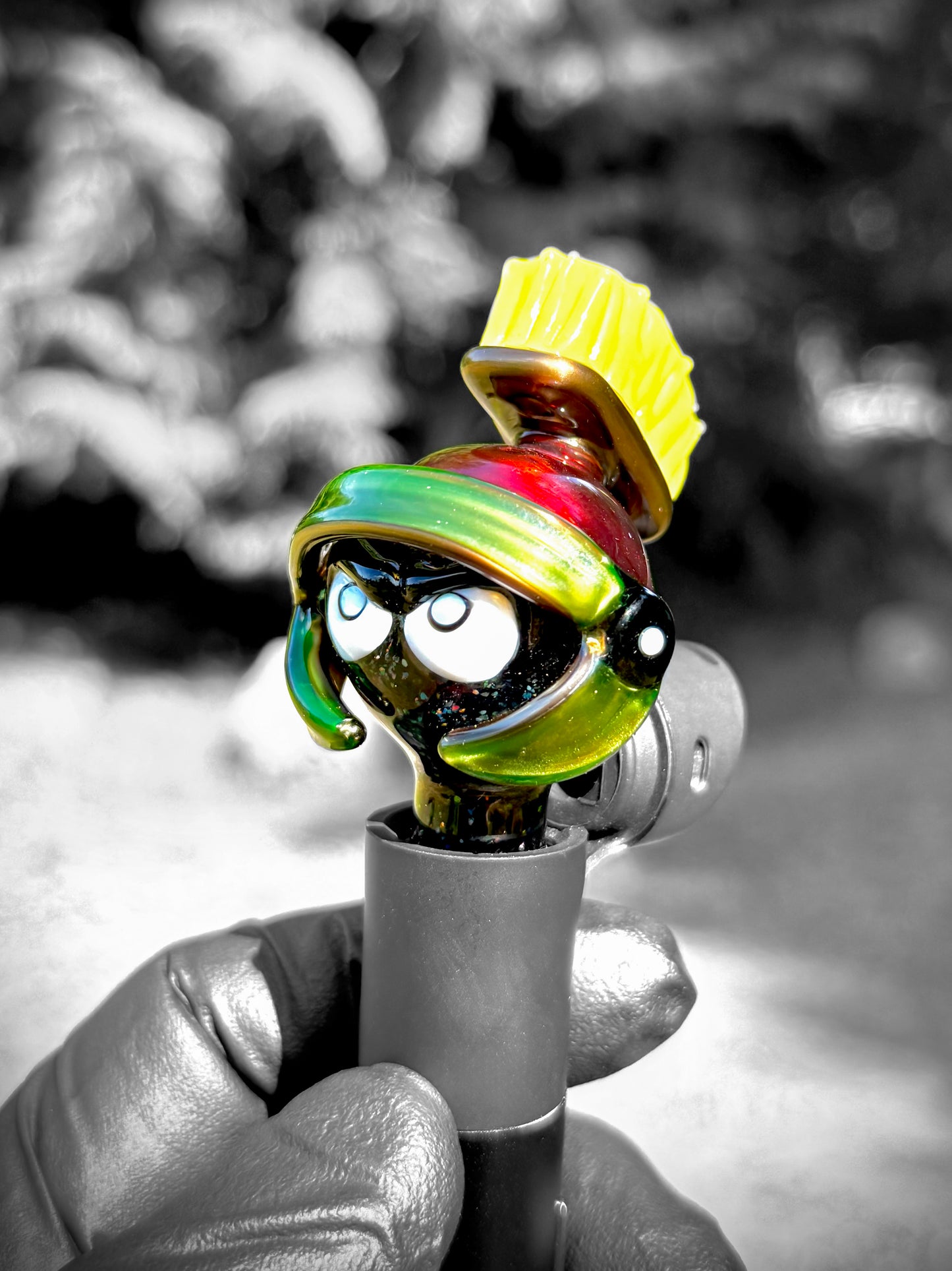 Marvin the Martian Puffco Pivot Top (UV Reactive)